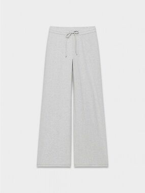 Aritzia Lounge Wide-Leg Pants Light Gray